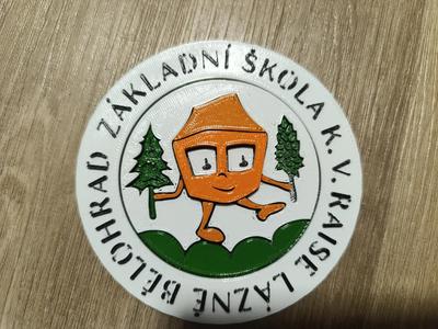 Emblem of the elementary school Lázně Bělohrad   