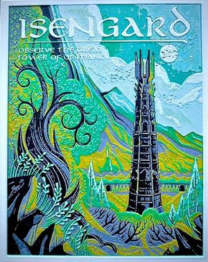Isengard (Lord of the Rings) HueForge   
