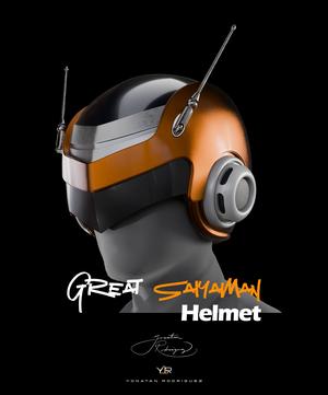 Great Saiyaman Helmet V"(Fan Art)