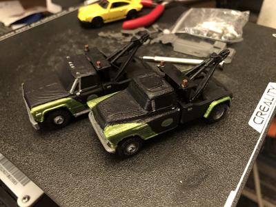1957 Chevy Apache Towtruck 1/64 scale