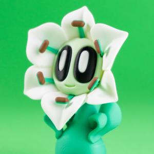 Blob Flowers - Mini Plant Collectible Art Toy with Watering Can