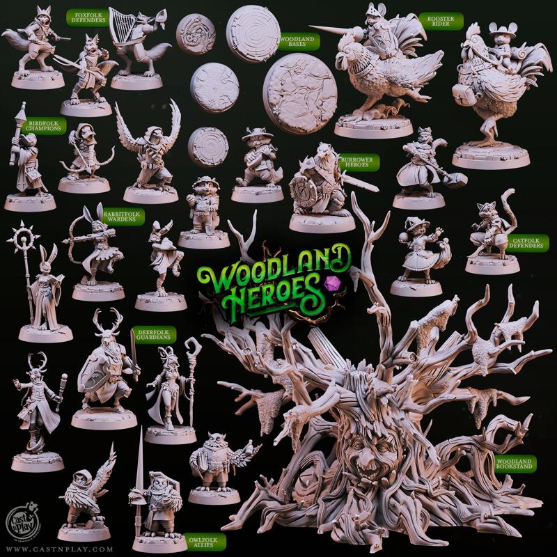 Woodland Heroes (Set) (Pre-Supported)