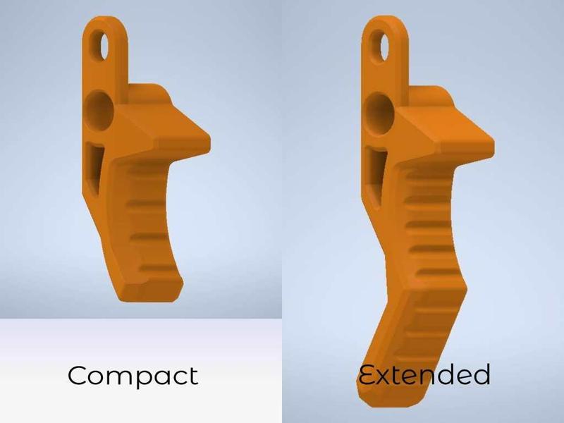 Nerf Demolisher mag release levers