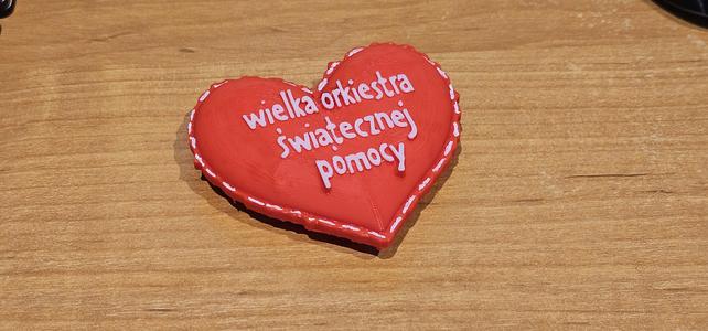 WOŚP WOSP Wieka Orkiestra Świątecznej Pomocy sewed heart