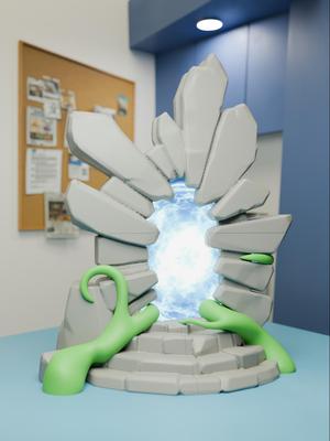Jungle Portal Phone Holder