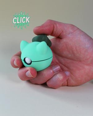 Bulbasaur Ball Fidget Clicker Kaychain