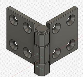 Hinge 270° 50x60x15