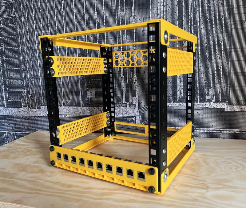 Sturdy 10" Rail Based Server/Network Rack