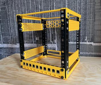 Sturdy 10" Rail Based Server/Network Rack