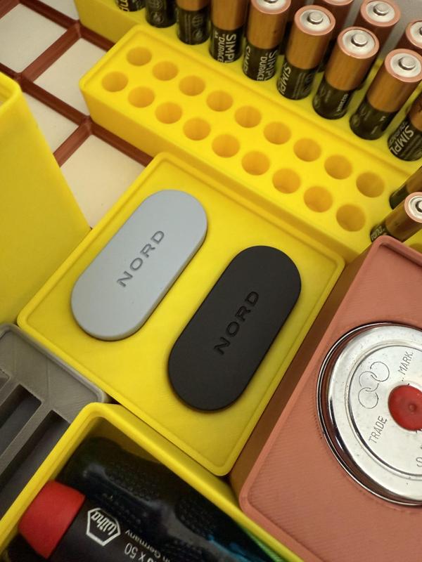 NORD Perfume Gridfinity Box – 2x2 Slot Holder