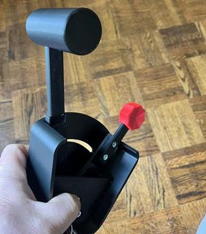 Turboprop Remix of the P40 Throttle - V2 with a larger diameter peg