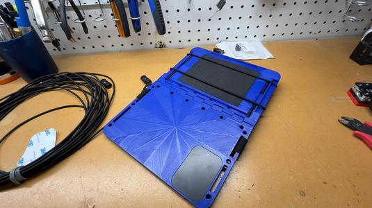 Ham Radio Kneeboard Magnetic Mod