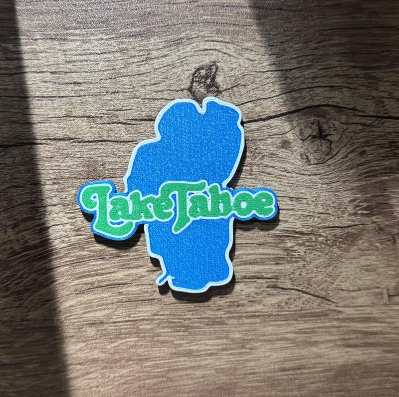Lake Tahoe Magnet (multi-color)(8x3mm magnets)