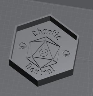 Variety of print in place dice trays - easily resized