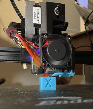 Creality E Fit Spider hotend fan duct