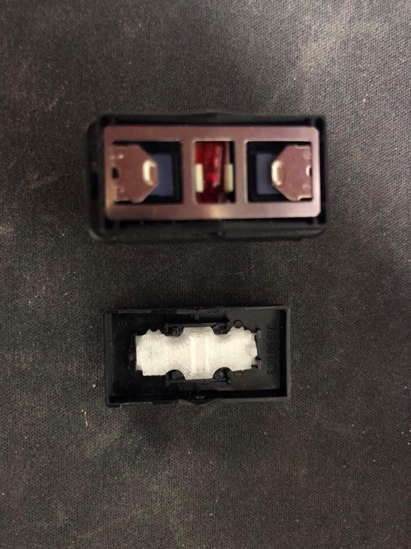 BMW E36 power window switch inner piece. 61318365300