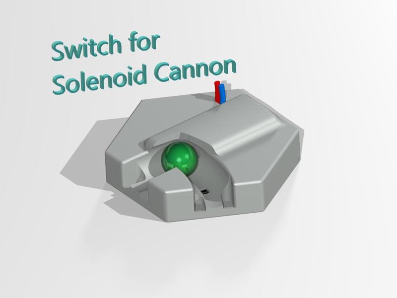 Switch for Solenoid Cannone  for a marble run