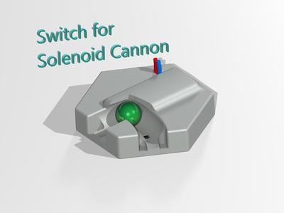 Switch for Solenoid Cannone  for a marble run