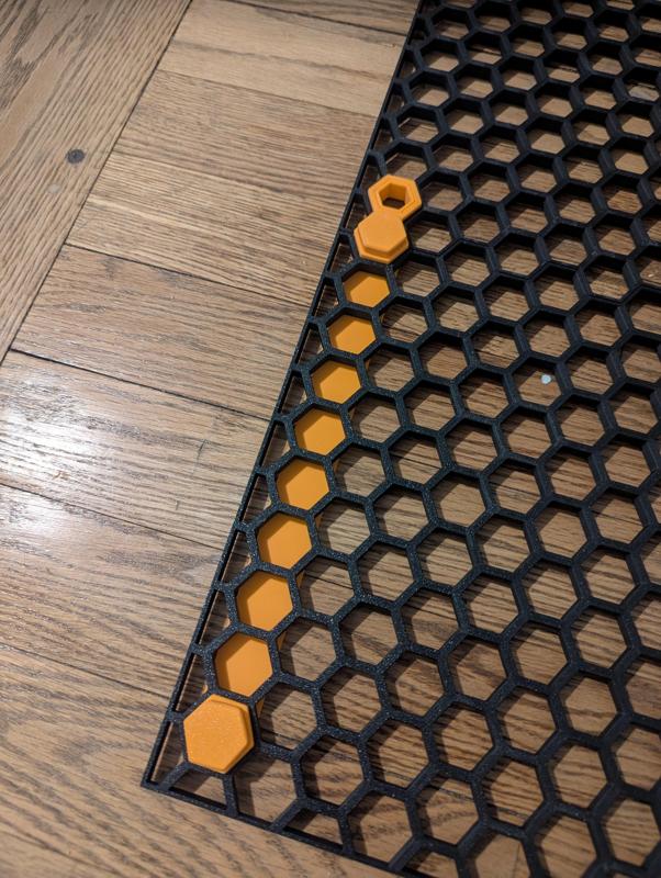 HSW OpenSCAD Double Sided Tape Mounting Hardware