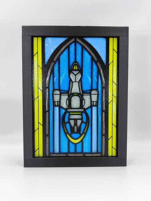 Firefly Serenity Stained Glass Light Box