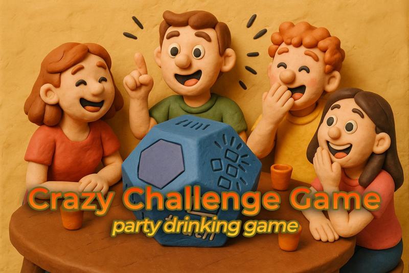 Drinking game - Crazy Challenge game