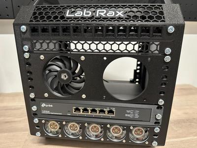 2U Two 80mm Cooling Fan Holder For 10" Rack