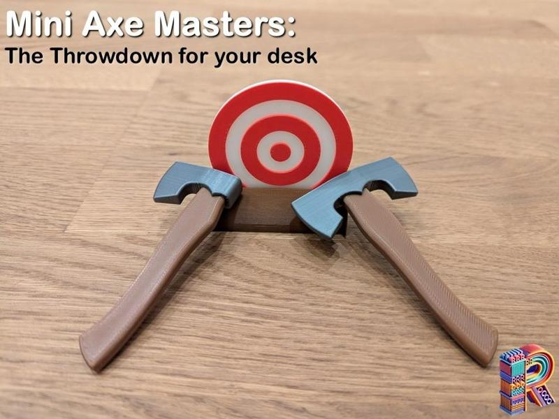 Mini Axe Masters: The Throwdown for your desk