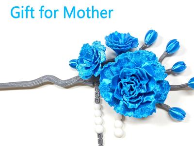 Carnation Hairpin