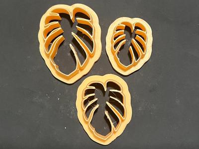Premium Monstera Polymer Clay Cutters – 3-Piece Set