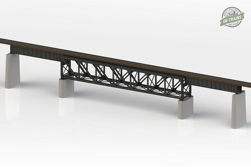 US Train Bridge - H0 scale