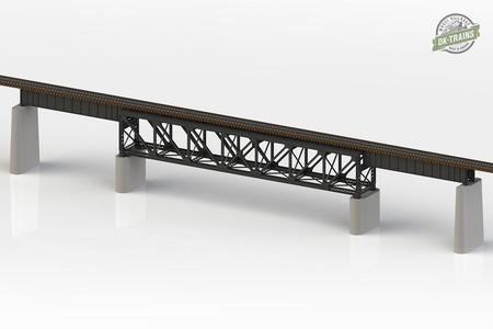 US Train Bridge - H0 scale