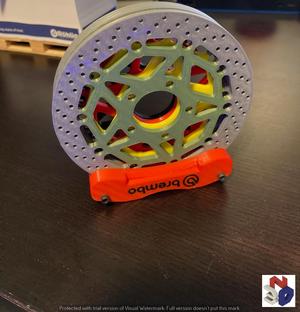 Brembo Disc Brake and Caliper coaster set