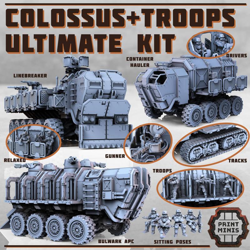 Colossus Hauler w/ Troopers Ultimate Kit