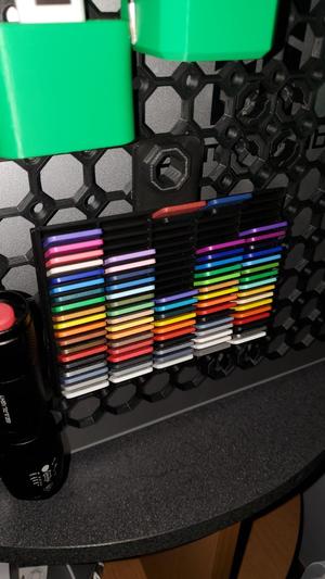 Filament swatch holder - for tray or multiboard