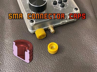 Threaded SMA connector caps (FPV Drone, RTLSDR)