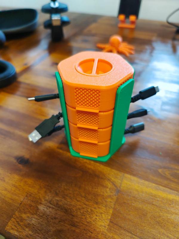 Portable Cable Organizer Holder