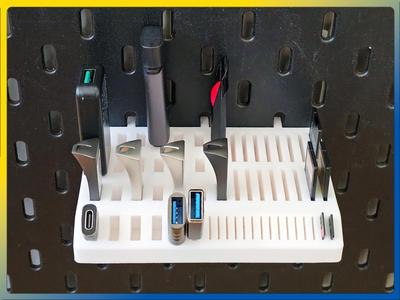 K2 SD-USB-Holder for IKEA Skadis