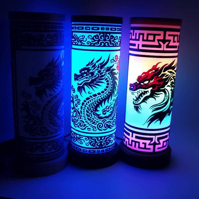 Zhulong lamp 祝融灯 (Year of the dragon LED  lamp)