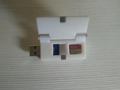 Usb case micro sd card holder