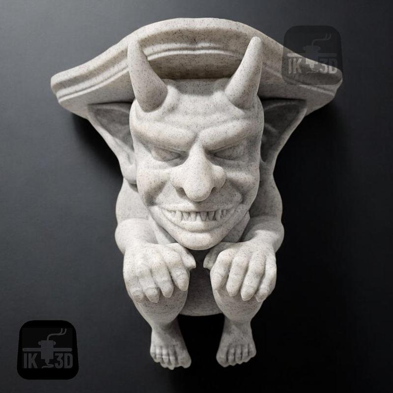 Gargoyle Shelf / 3MF Included / No Supports