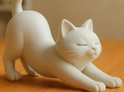 cat stretching