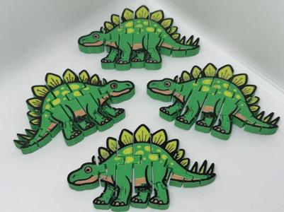 articulated flexi Stegosaurus fidget toy