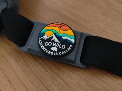 Molle tag for crocs charm
