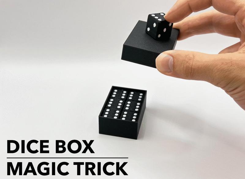 Dice Box Magic Trick