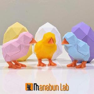 🐣Low Poly Chick and Egg Puzzle