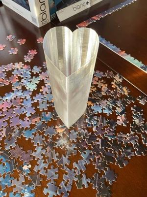 Large Heart Shaped Vase