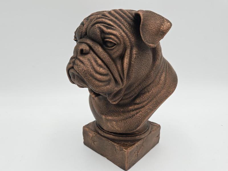 ENGLISH BULLDOG BUST