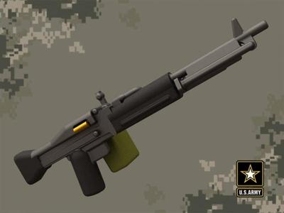 M60 machine gun for Lego minifigures
