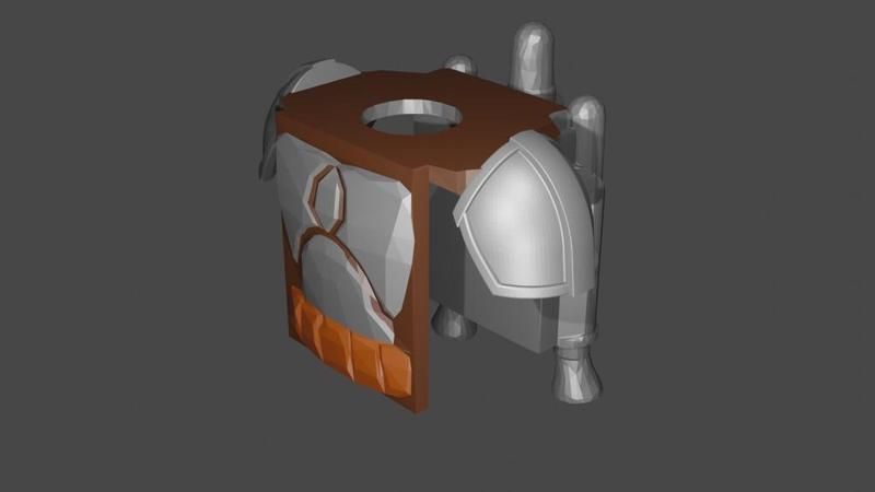 Brick-like Mando armor w/ Jetpack