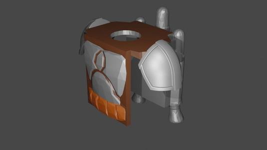 Brick-like Mando armor w/ Jetpack